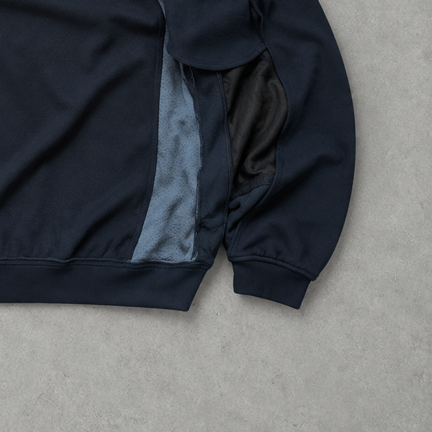 Y2K Nike Hoodie Marineblau Rare (M)