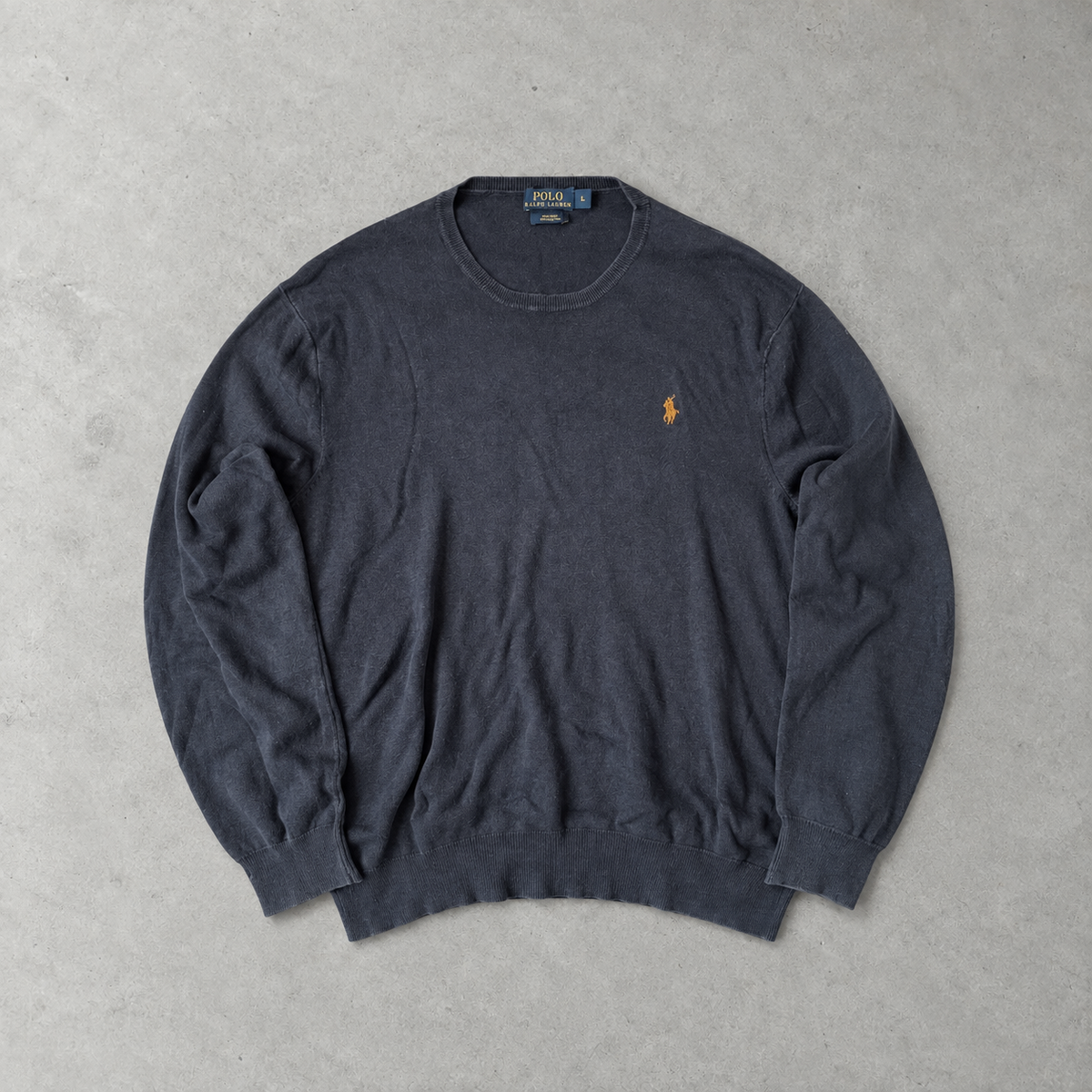 Polo Ralph Lauren Crewneck Sweater Marineblau Rare (XL)