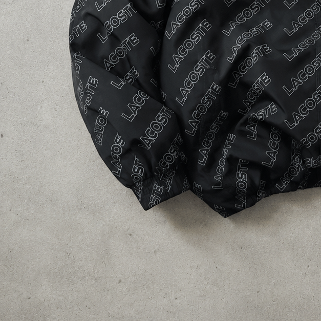Lacoste Puffer Jacket Black / White Rare (L)