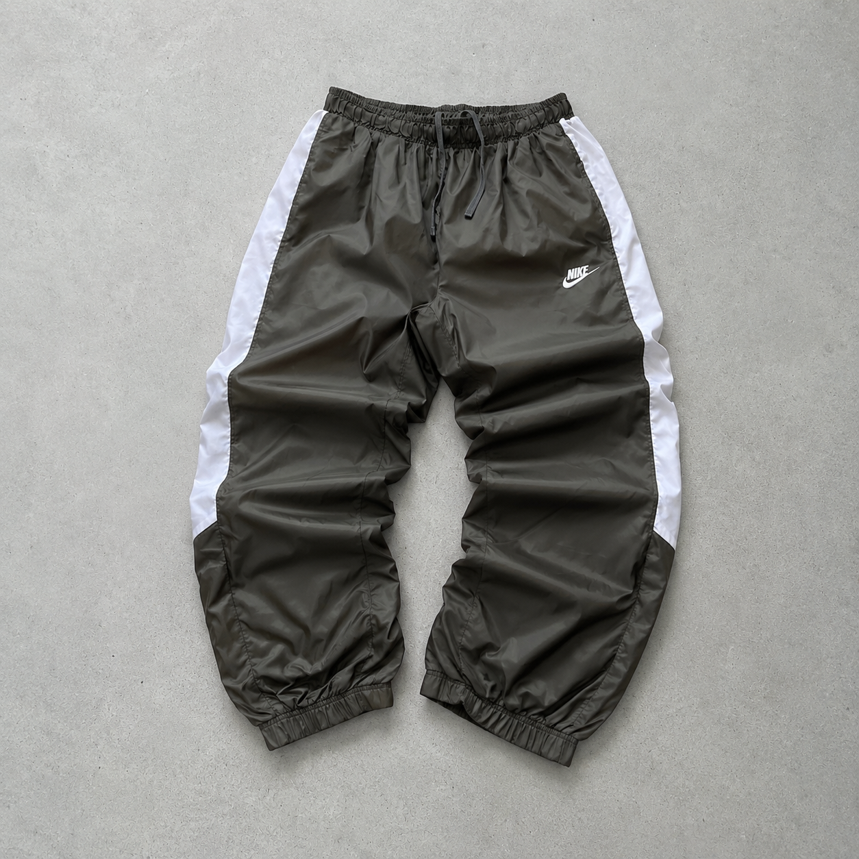 Y2K 2000 Nike Track Pants Black, Grey Rare (M)