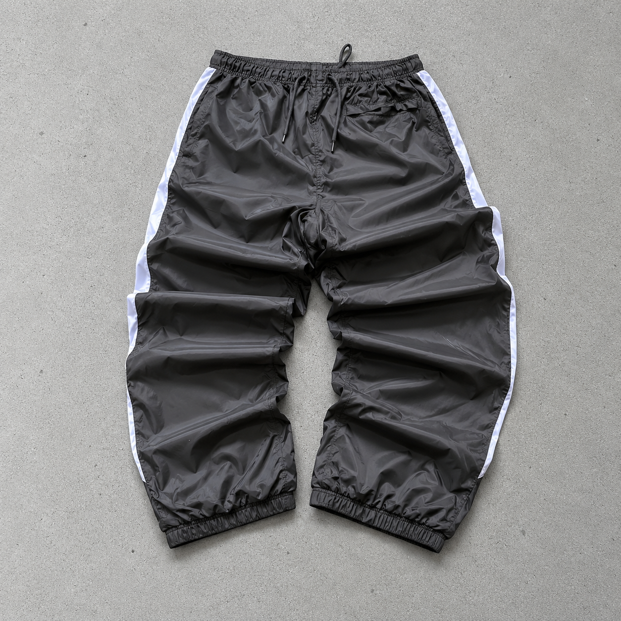 Y2K 2000 Nike Track Pants Black, Grey Rare (M)