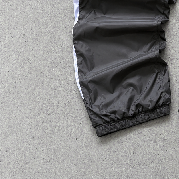 Y2K 2000 Nike Track Pants Black, Grey Rare (M)