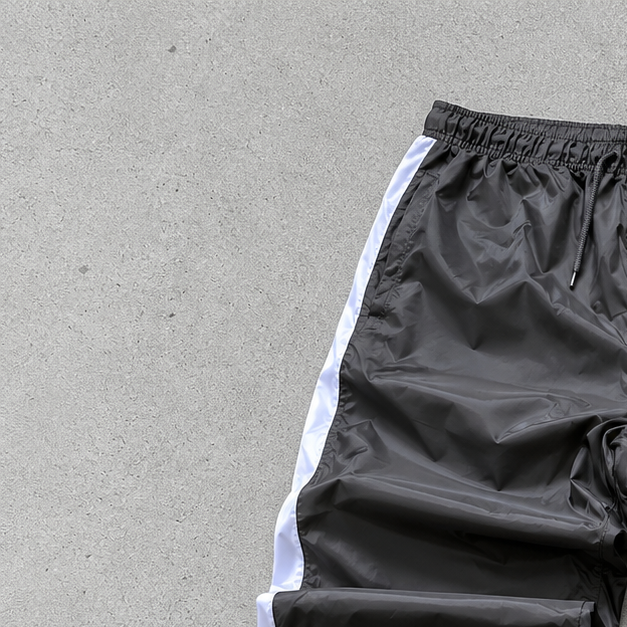 Y2K 2000 Nike Track Pants Black, Grey Rare (M)