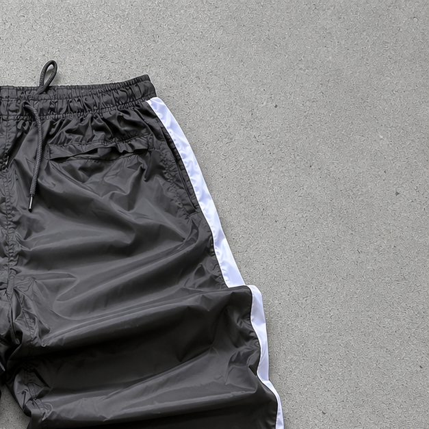 Y2K 2000 Nike Track Pants Black, Grey Rare (M)