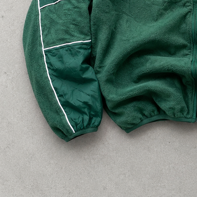 NCAA Nike Fleece Jacket Dunkelgrün Rare (XL) Stitched Logo