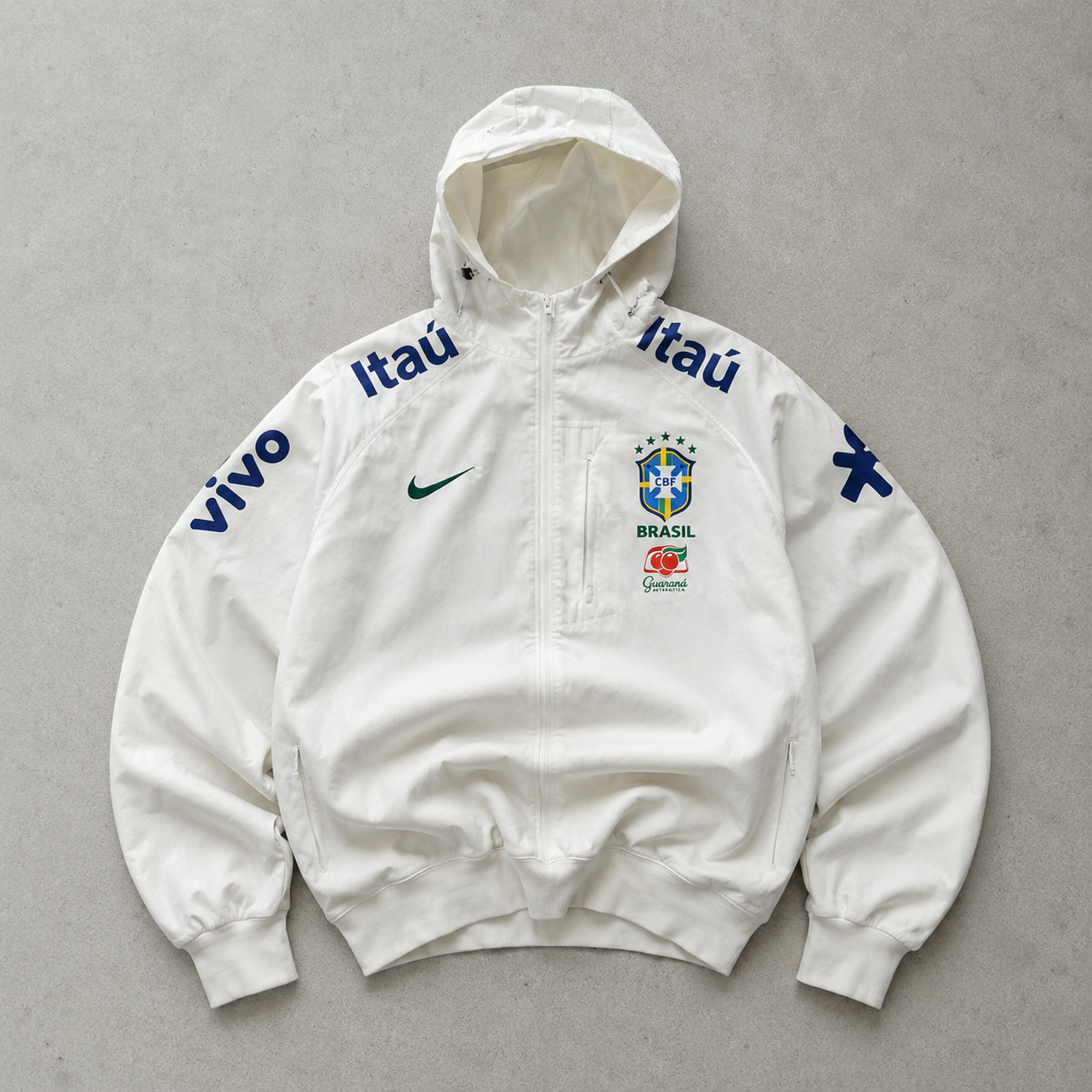 Brazil Nike Jacket White Rare (Size S)