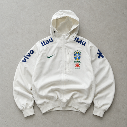 Brazil Nike Jacket White Rare (Size S)