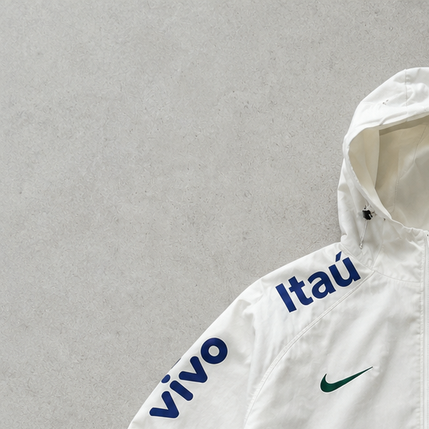 Brazil Nike Jacket White Rare (Size S)