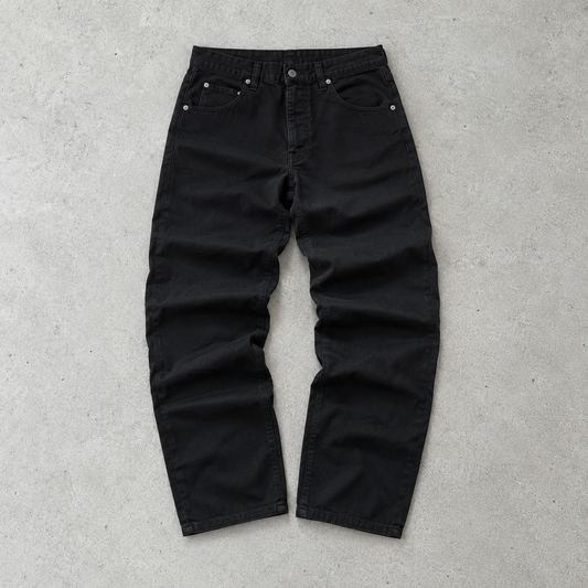 Y2K Armani Jeans Bootcut Jeans Black Rare (M)