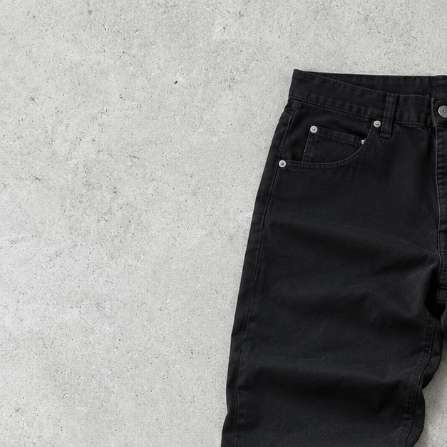 Y2K Armani Jeans Bootcut Jeans Black Rare (M)