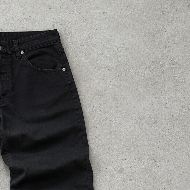 Y2K Armani Jeans Bootcut Jeans Black Rare (M)