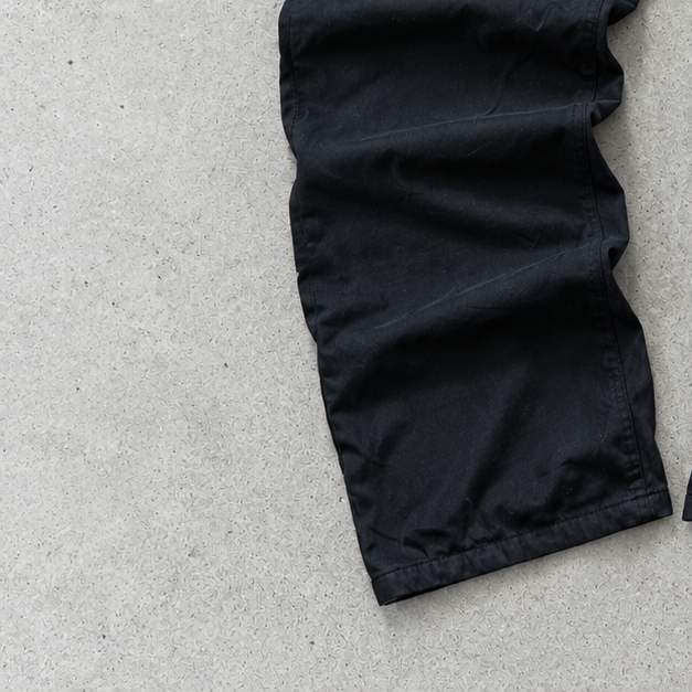 Y2K Armani Jeans Bootcut Jeans Black Rare (M)