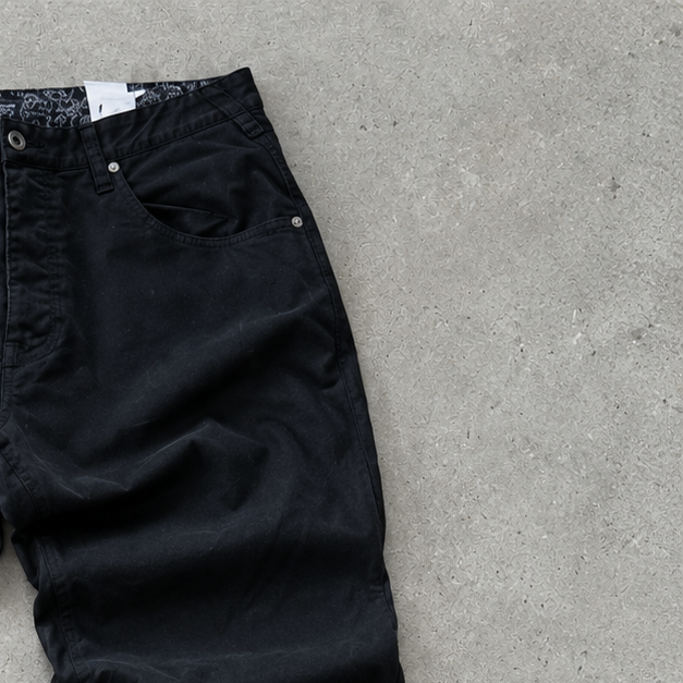 Y2K Armani Jeans Bootcut Jeans Black Rare (M)