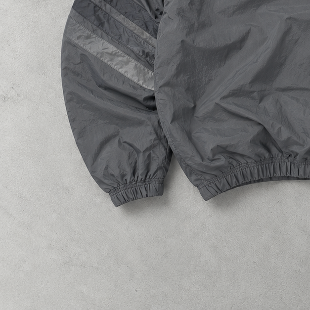 Vintage Adidas Track Jacket Gray Rare (S)
