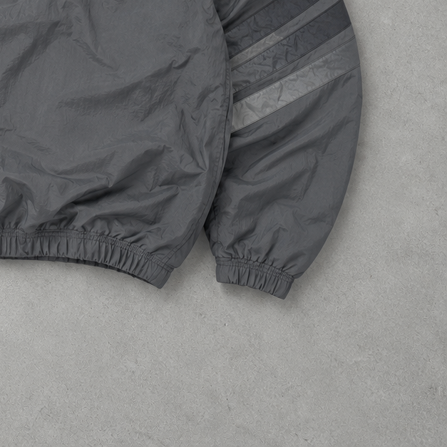 Vintage Adidas Track Jacket Gray Rare (S)