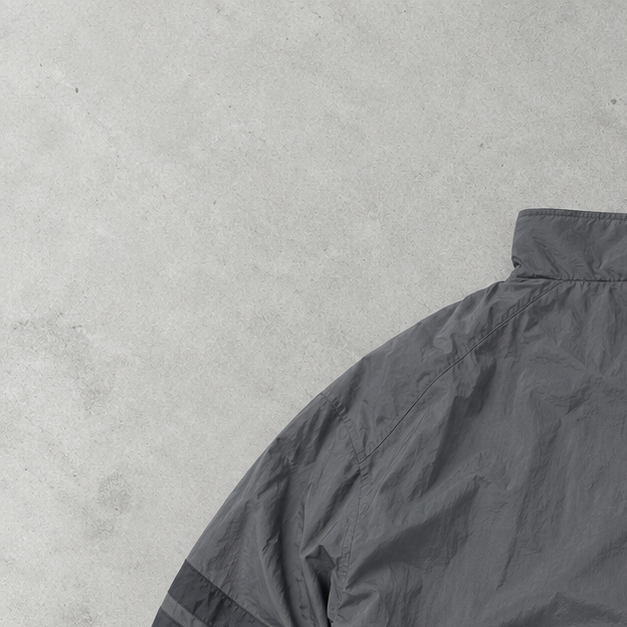 Vintage Adidas Track Jacket Gray Rare (S)