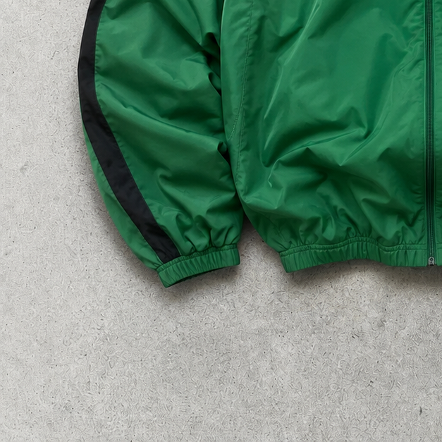 90s Vintage Nike Track Jacket Dunkelgrün, Black Limited (XL)