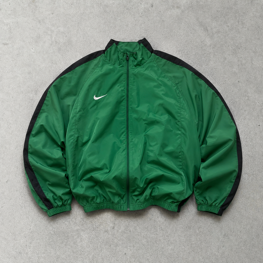 90s Vintage Nike Track Jacket Dunkelgrün, Black Limited (XL)