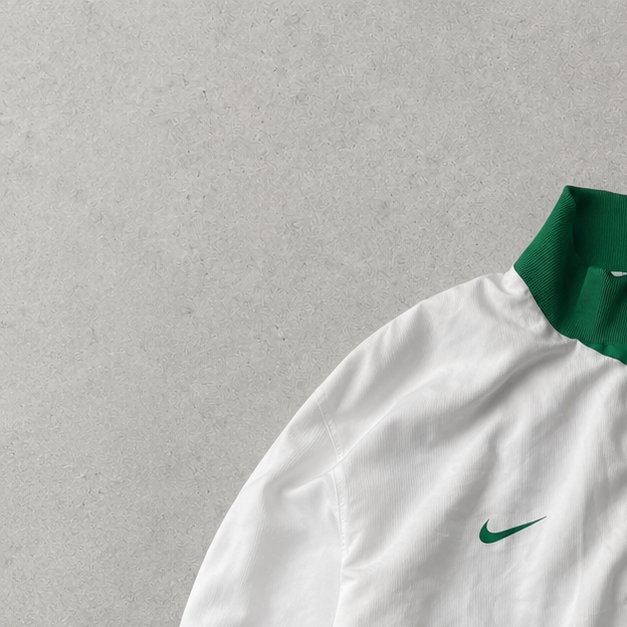 Portugal Vintage Nike Track Jacket White, Green Rare (XL)