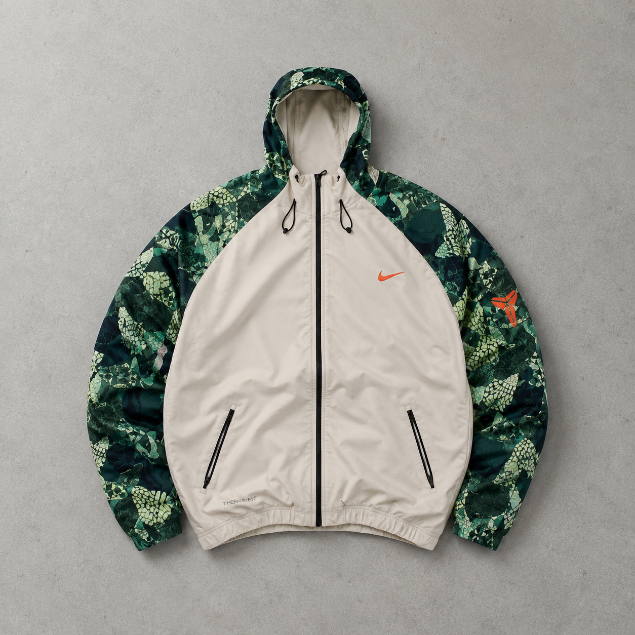 Y2K Nike Windbreaker Jacket Weiß Limited (L)