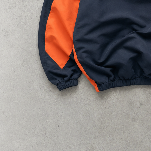 Ralph Lauren Windbreaker Orange Navy Rare (S)