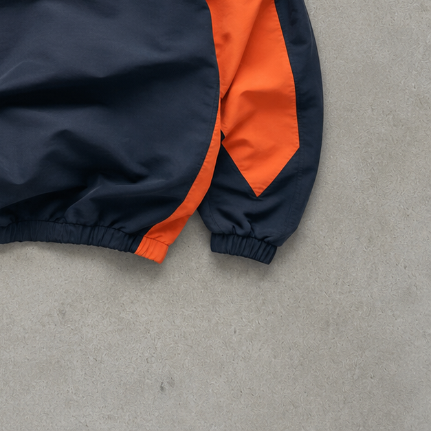 Ralph Lauren Windbreaker Orange Navy Rare (S)