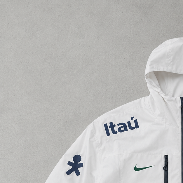 Veste Nike Brésil blanche rare (taille XL)