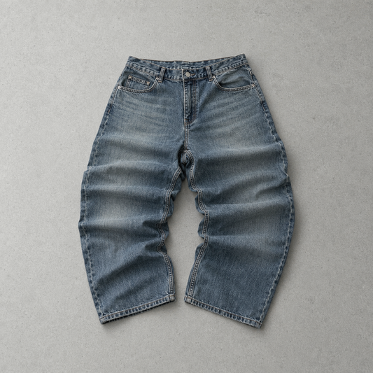Armani Jeans Schlaghose Blau, Hellblau Selten (W32 | DE 48)