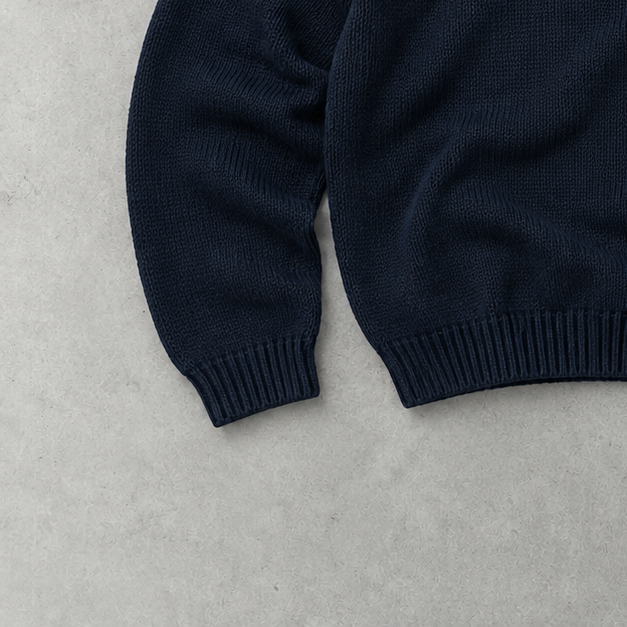 Ralph Lauren Crewneck Sweater Marineblau Rare (XL) Stitched Logo