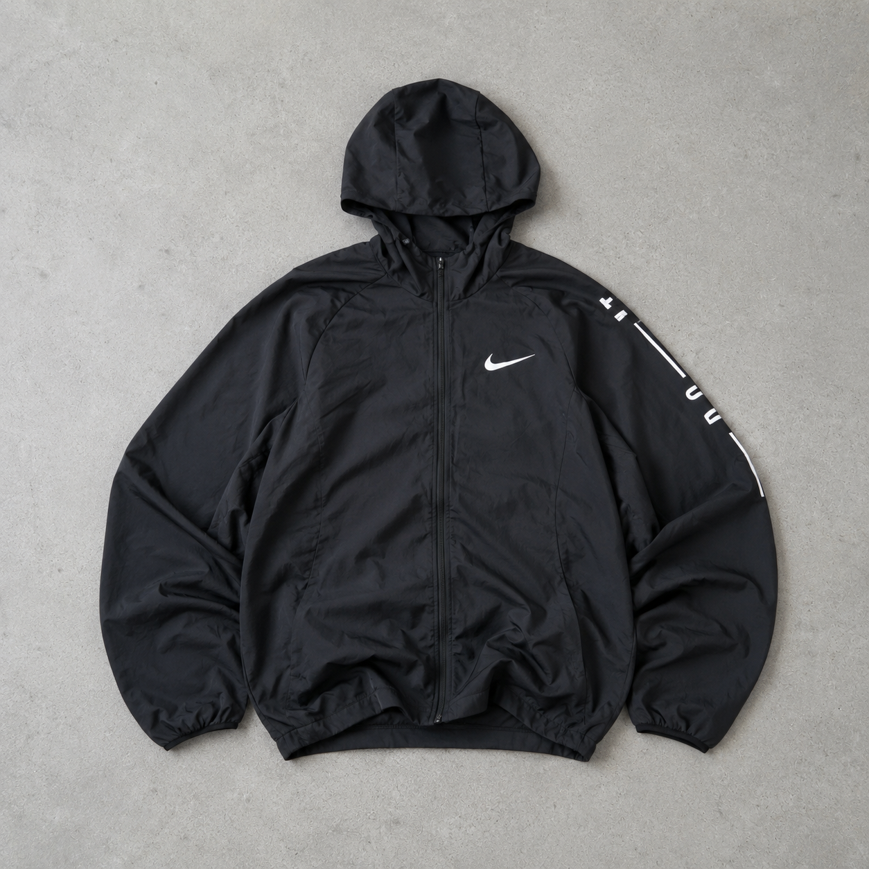 Y2K Vintage Nike Windbreaker Black Limited (S)