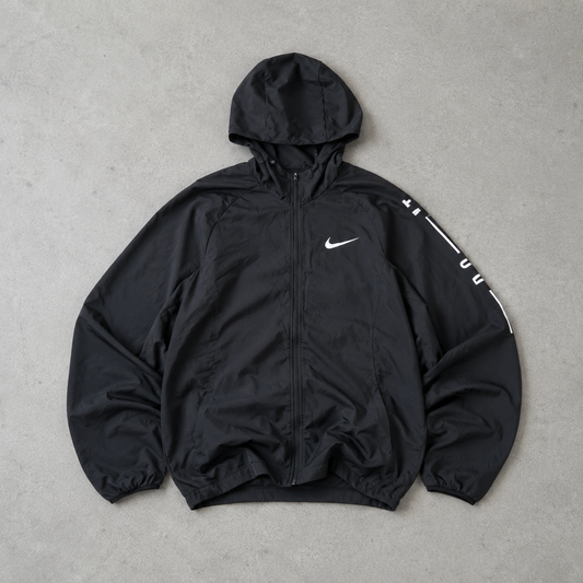 Y2K Vintage Nike Windbreaker Black Limited (S)