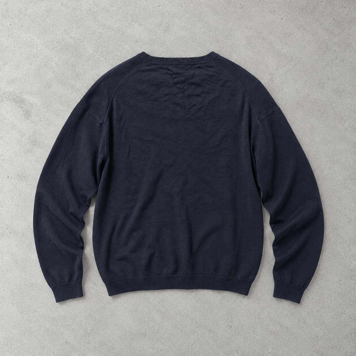 Ralph Lauren V-Neck Sweater Marineblau Rare (XL)