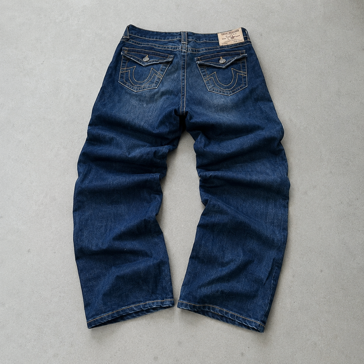 Y2K True Religion Jeans Navy Rare (S)