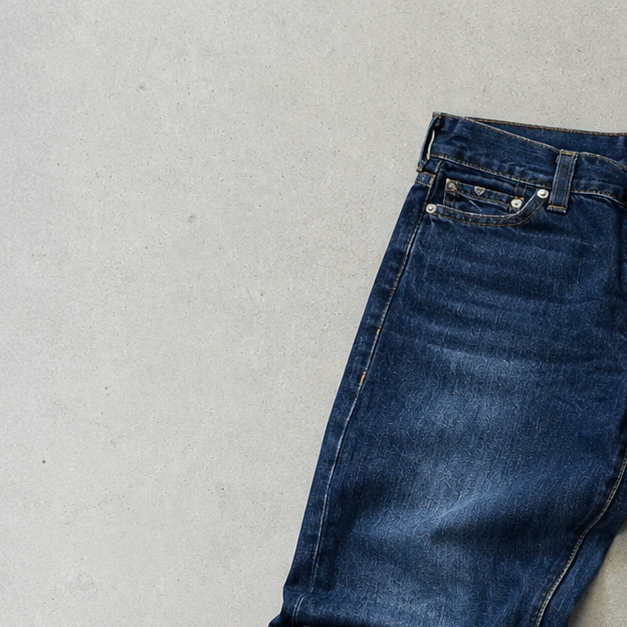 Y2K True Religion Jeans Navy Rare (S)
