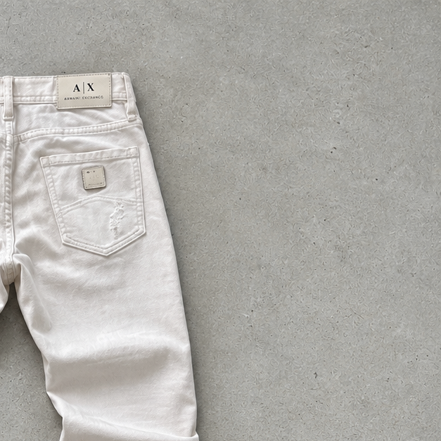 Armani Exchange Slim Pants White Rare (S)