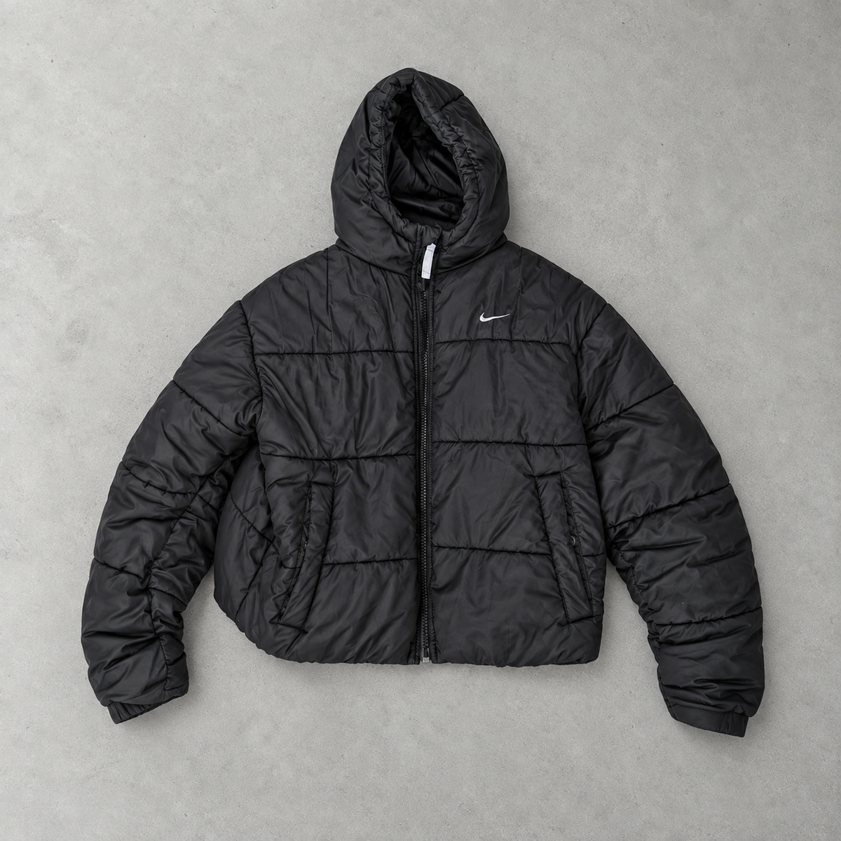 Nike Puffer Jacket Black Limited (M) Stitched Logo