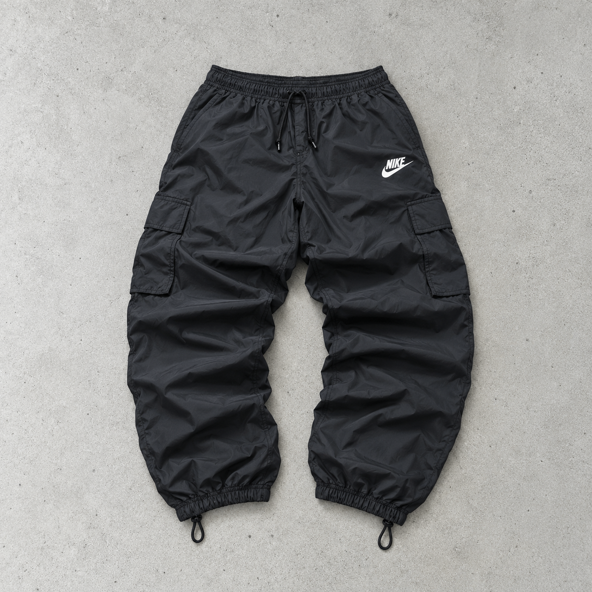 Y2K Nike Cargo Pants Schwarz Limited (XL)