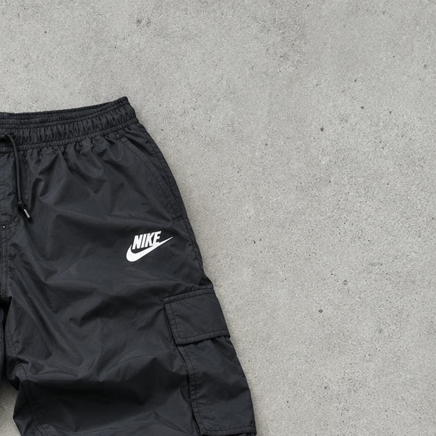 Y2K Nike Cargo Pants Schwarz Limited (XL)