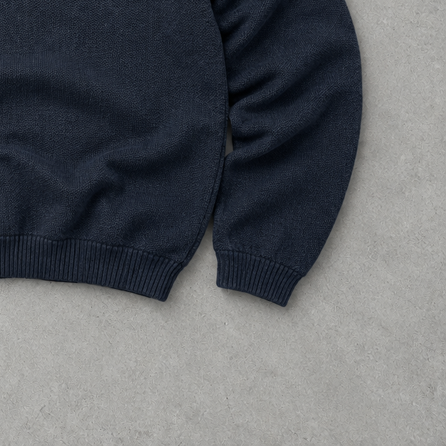 Ralph Lauren Zip Sweater Marineblau Rare (XXL)