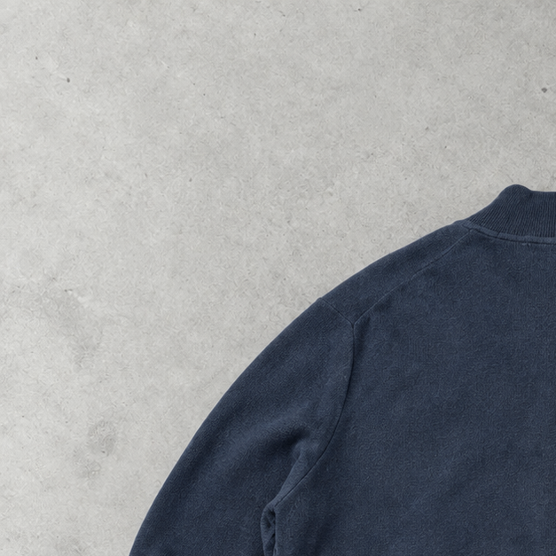 Ralph Lauren Zip Sweater Marineblau Rare (XXL)
