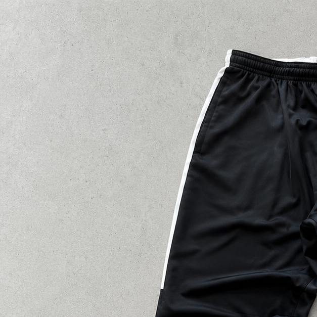 NIKE Track Pants Black / White Rare (XL)