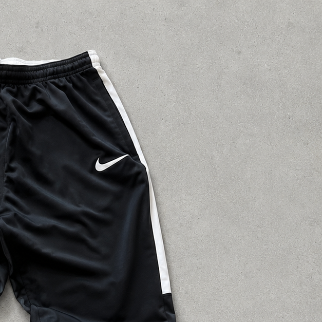 NIKE Track Pants Black / White Rare (XL)