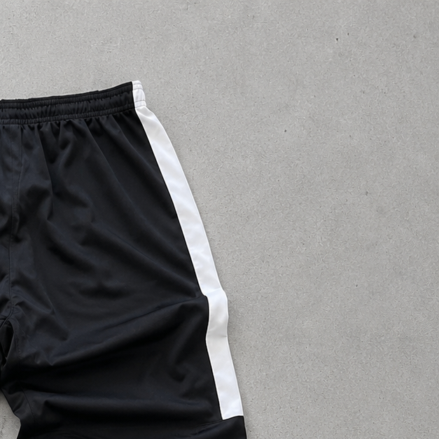 NIKE Track Pants Black / White Rare (XL)