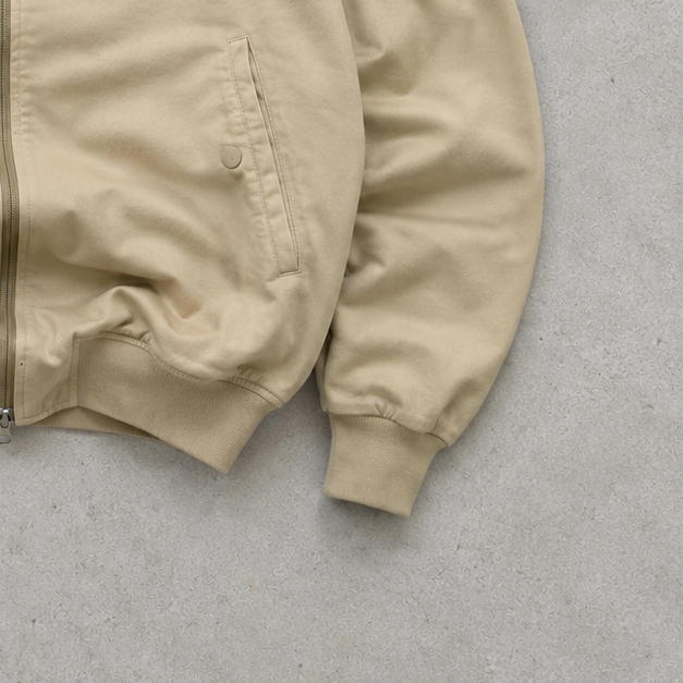 Y2K Lacoste Harrington Jacket Beige Limited (S)