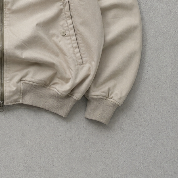 Y2K Lacoste Harrington Jacket Beige Limited (S)