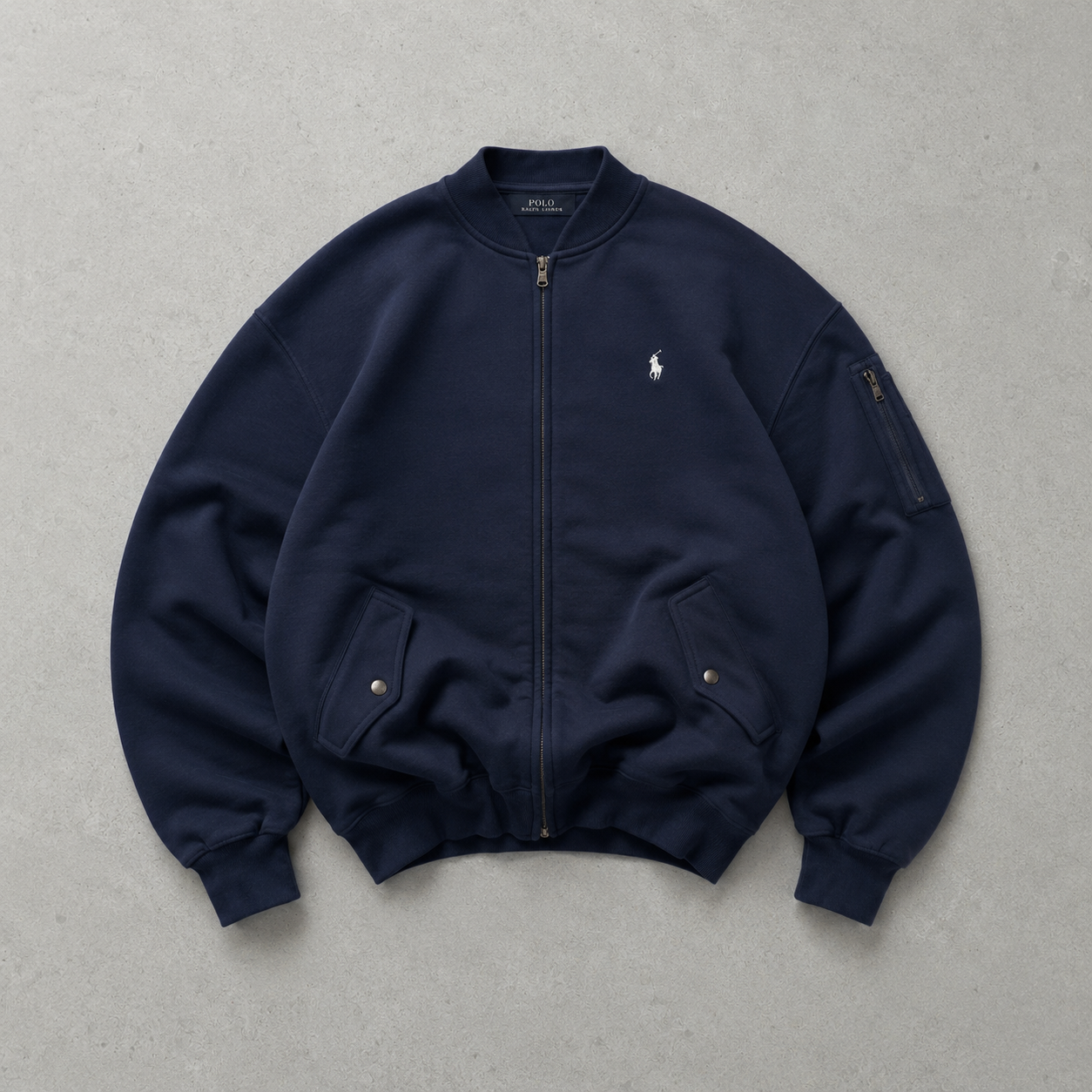 Ralph Lauren Bomber Jacket Navy Rare (XL)