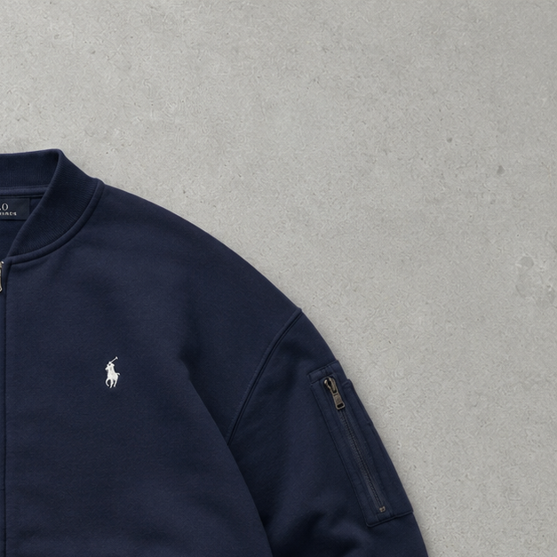 Ralph Lauren Bomber Jacket Navy Rare (XL)