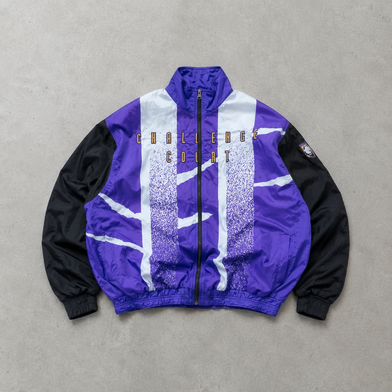90s Y2K Nike Track Jacket Black, Purple Limited (L)