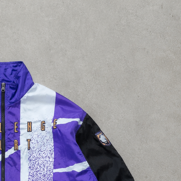 90s Y2K Nike Track Jacket Black, Purple Limited (L)