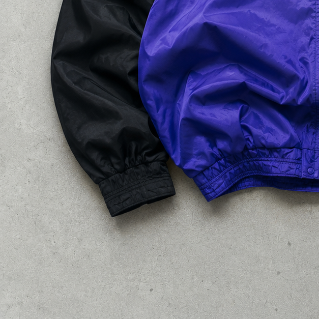 90s Y2K Nike Track Jacket Black, Purple Limited (L)